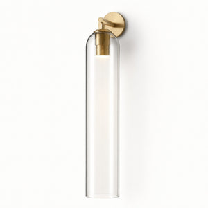 Art Glass Sconce Cylinder Wall Light