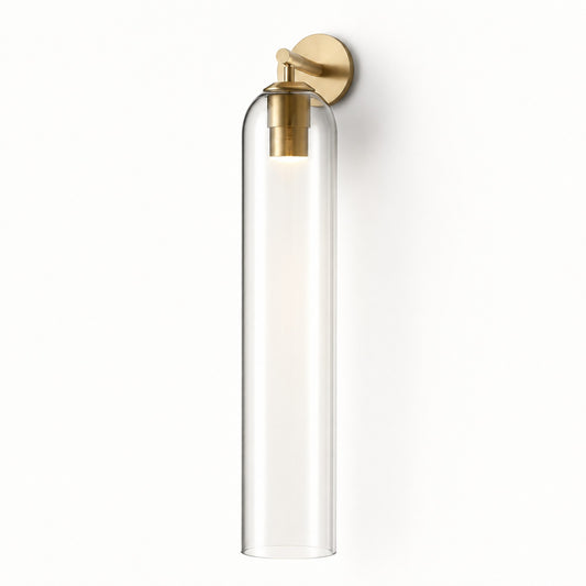 Art Glass Sconce Cylinder Wall Light
