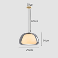 Solene Glass Dome Pendant Light