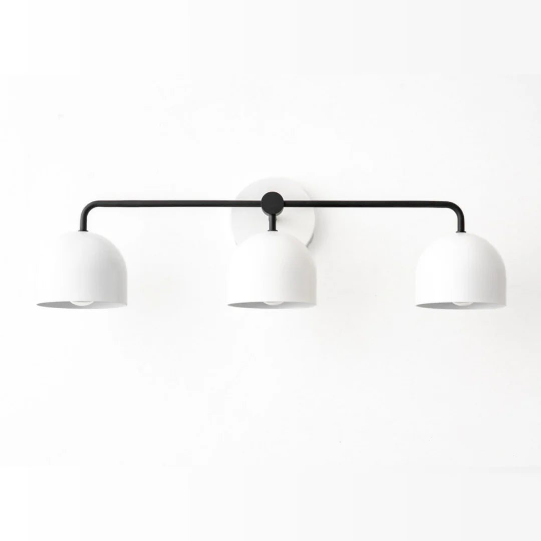 Nordic Dome Shade Vanity Sconce, 2 or 3-Light