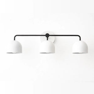 Nordic Dome Shade Vanity Sconce, 2 or 3-Light