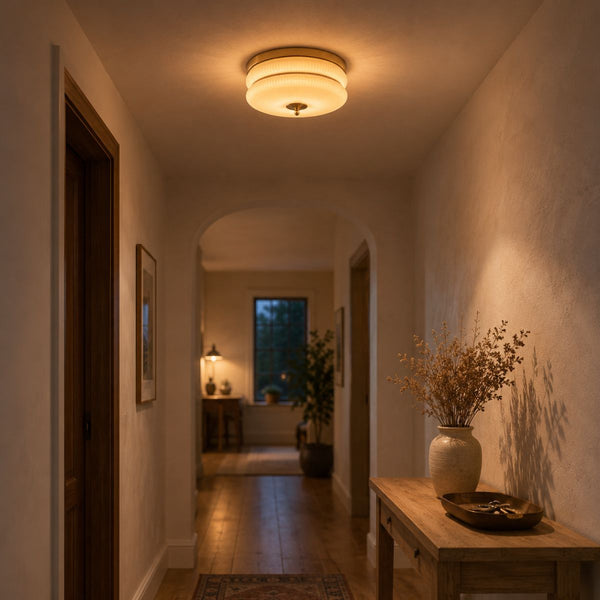 In a hallway