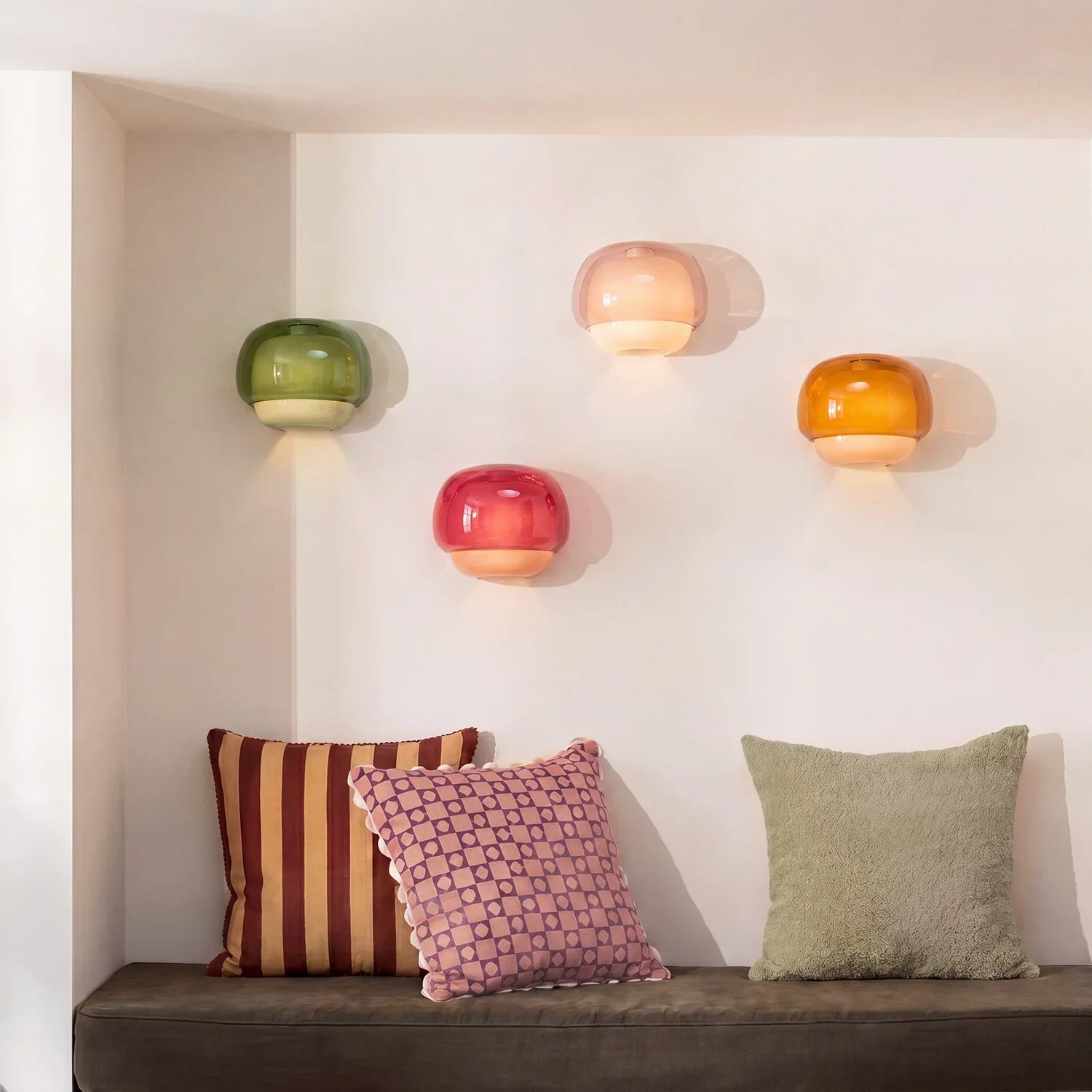 Sanae Mushroom Glass Wall Sconce