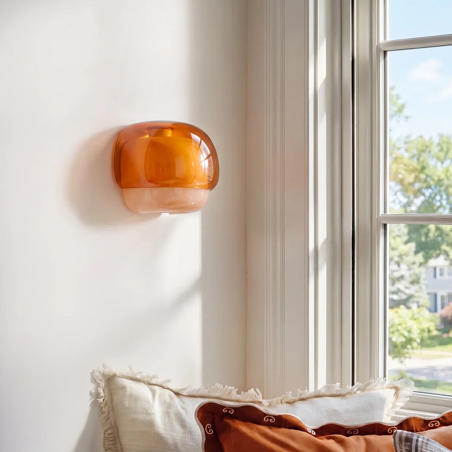 Sanae Mushroom Glass Wall Sconce