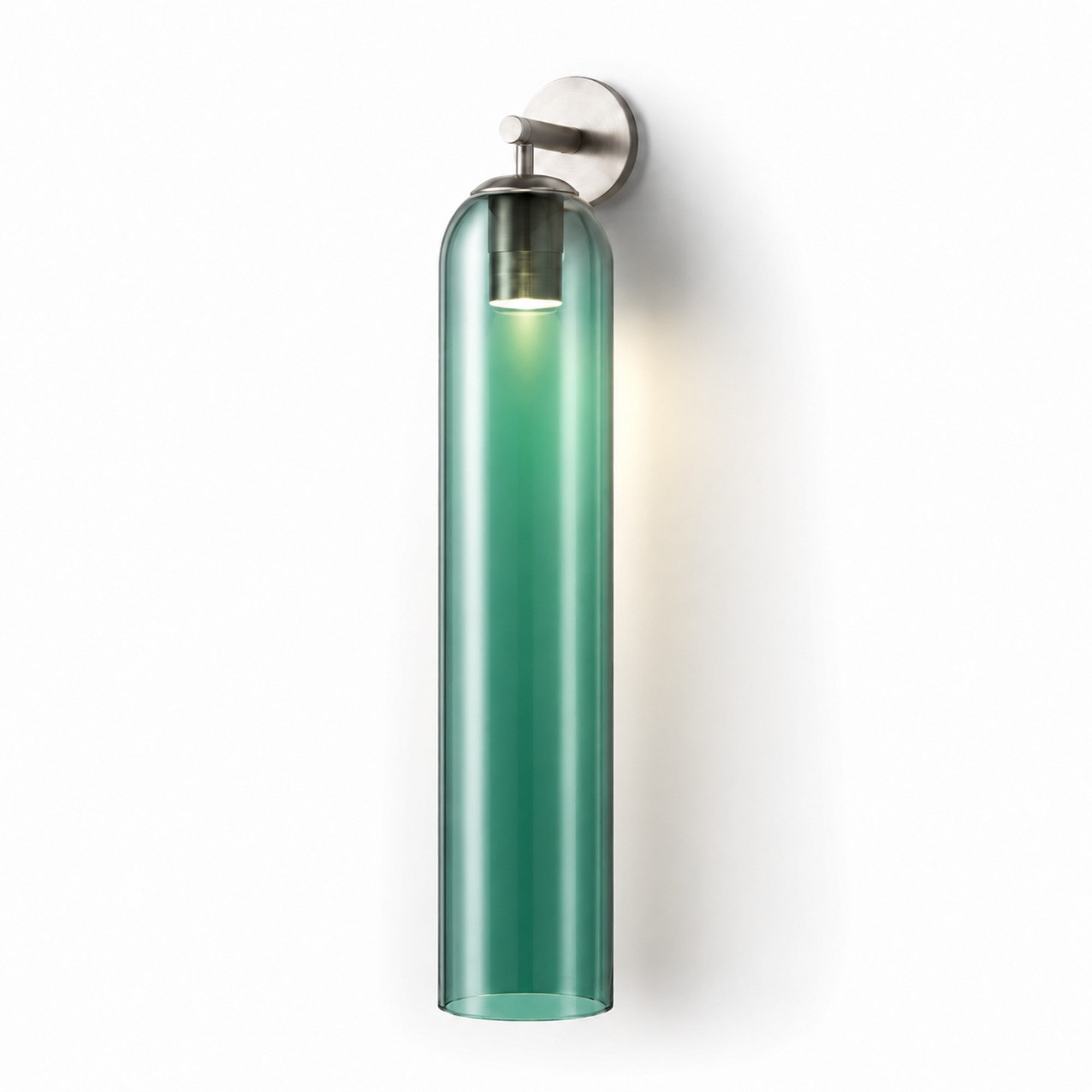Art Glass Sconce Cylinder Wall Light