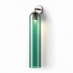 Art Glass Sconce Cylinder Wall Light