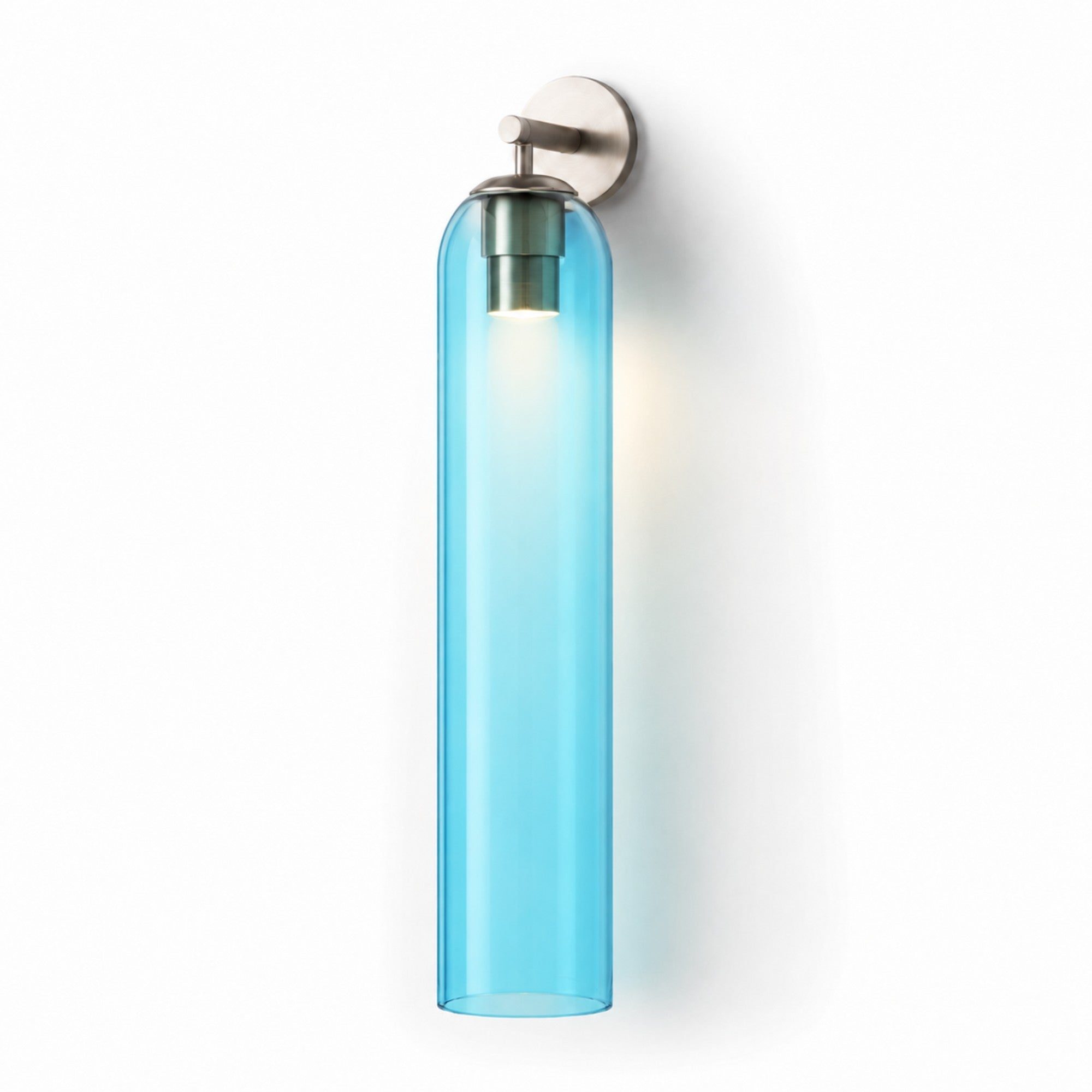 Art Glass Sconce Cylinder Wall Light