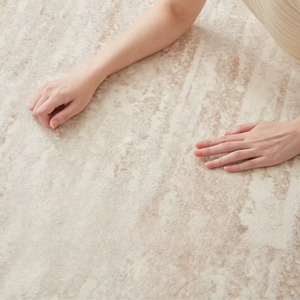 Veloria Luxury Round Cream Area Rug | Soft Plush Carpet for Living Room or Bedroom Round Area Rugs