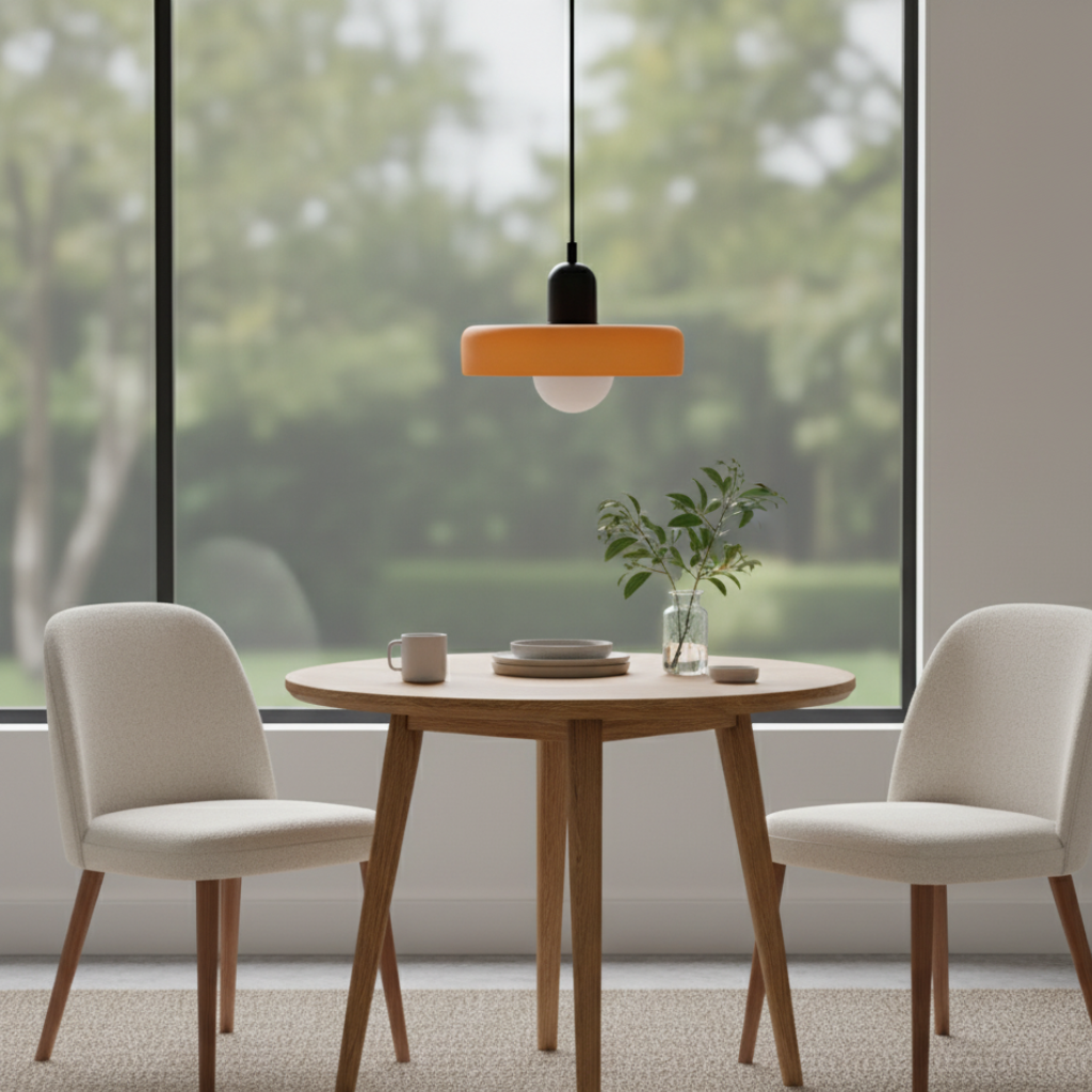 Bauhaus-Inspired Glass Pendant Light – Modern Kitchen Pendant Lighting for Island Pendant Lights