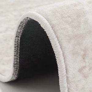 Veloria Luxury Round Cream Area Rug | Soft Plush Carpet for Living Room or Bedroom Round Area Rugs