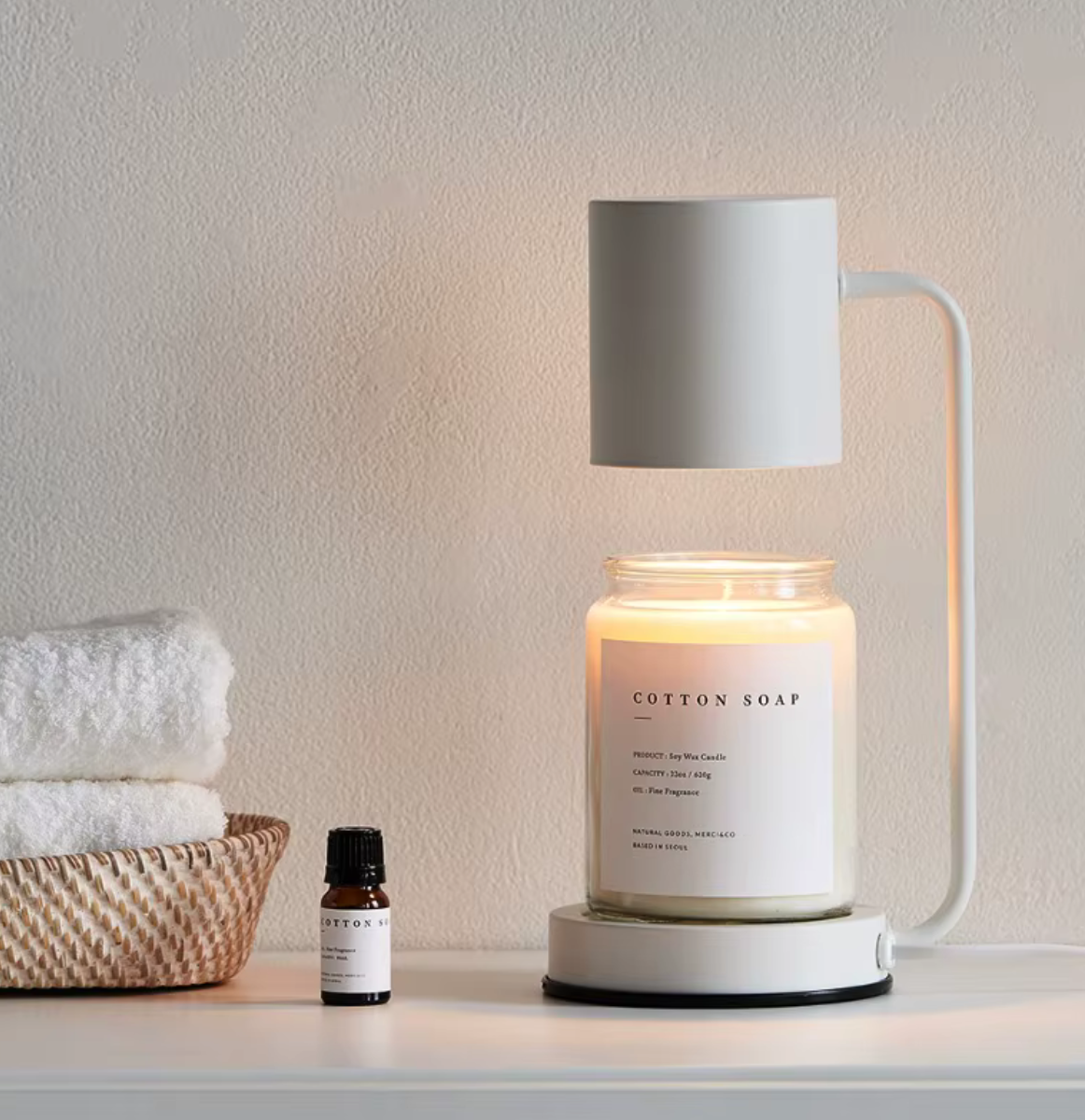 Elegant Candle Warmer Lamp - Dual-Purpose Electric Candle Warmer Light for Cozy Atmosphere Candle Warmer Lamp