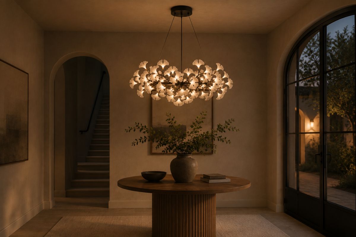 In a foyer