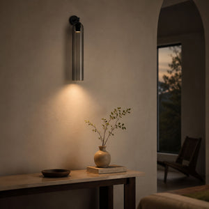 Art Glass Sconce Cylinder Wall Light