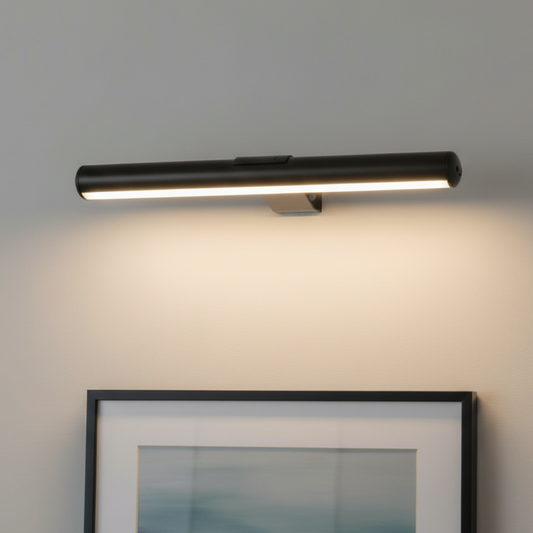 GalleryGlow | Elegant Wireless Wall Light Adjustable LED for Artwork Display Lighting