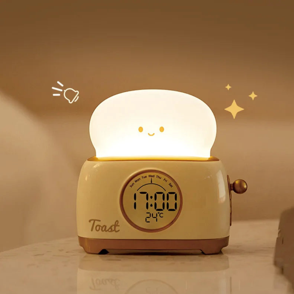 Toastie Kids Alarm Clock with Night Light