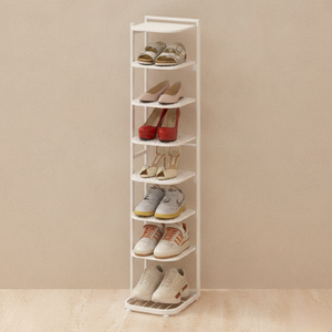 Minimalist Iron Shoe Rack - 5 to 10-Tier Space-Saving Shoe Organizer Shoe Storage