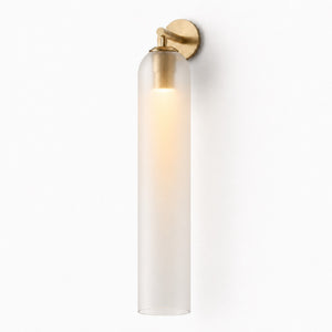 Art Glass Sconce Cylinder Wall Light