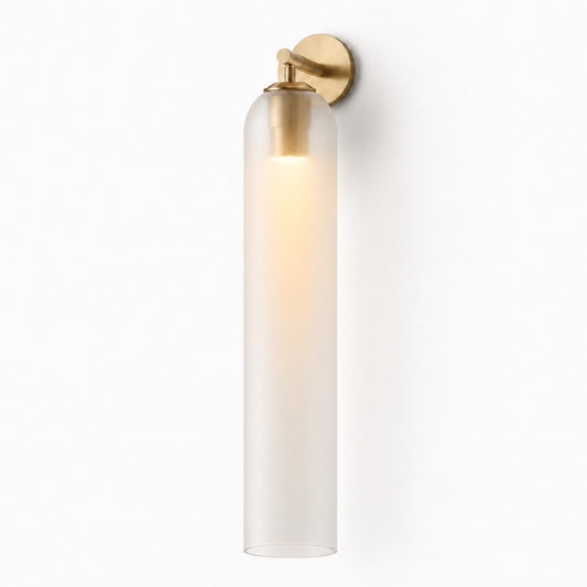 Art Glass Sconce Cylinder Wall Light