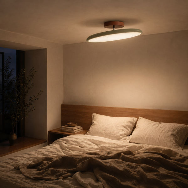 Above the bed