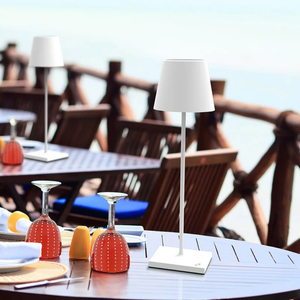 Modern Scandinavian Dimmable Table Lamp - Wireless Touch Control for Outdoor & Indoor Use Table Lamps