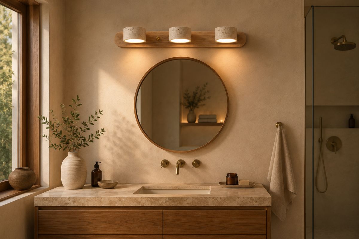 Over a vanity