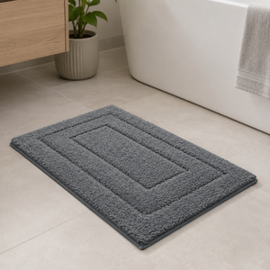CloudStep Non-Slip Microfiber Bath Mat | Ultra-Absorbent Bathroom Rug for Modern Decor Bath Rugs & Mats