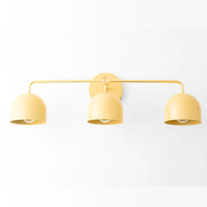 Nordic Dome Shade Vanity Sconce, 2 or 3-Light