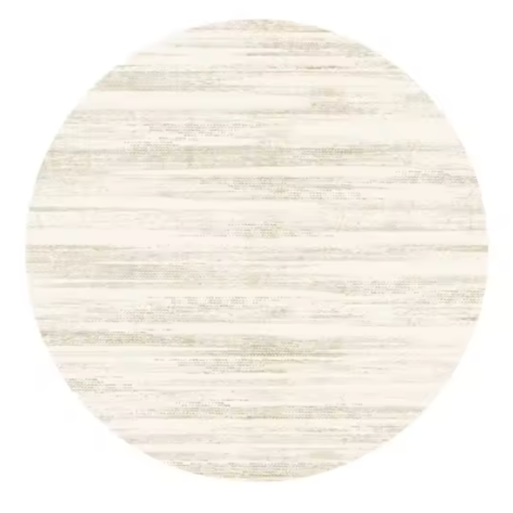 Veloria Luxury Round Cream Area Rug | Soft Plush Carpet for Living Room or Bedroom Round Area Rugs