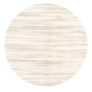 Veloria Luxury Round Cream Area Rug | Soft Plush Carpet for Living Room or Bedroom Round Area Rugs