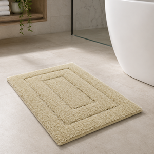 CloudStep Non-Slip Microfiber Bath Mat | Ultra-Absorbent Bathroom Rug for Modern Decor Bath Rugs & Mats