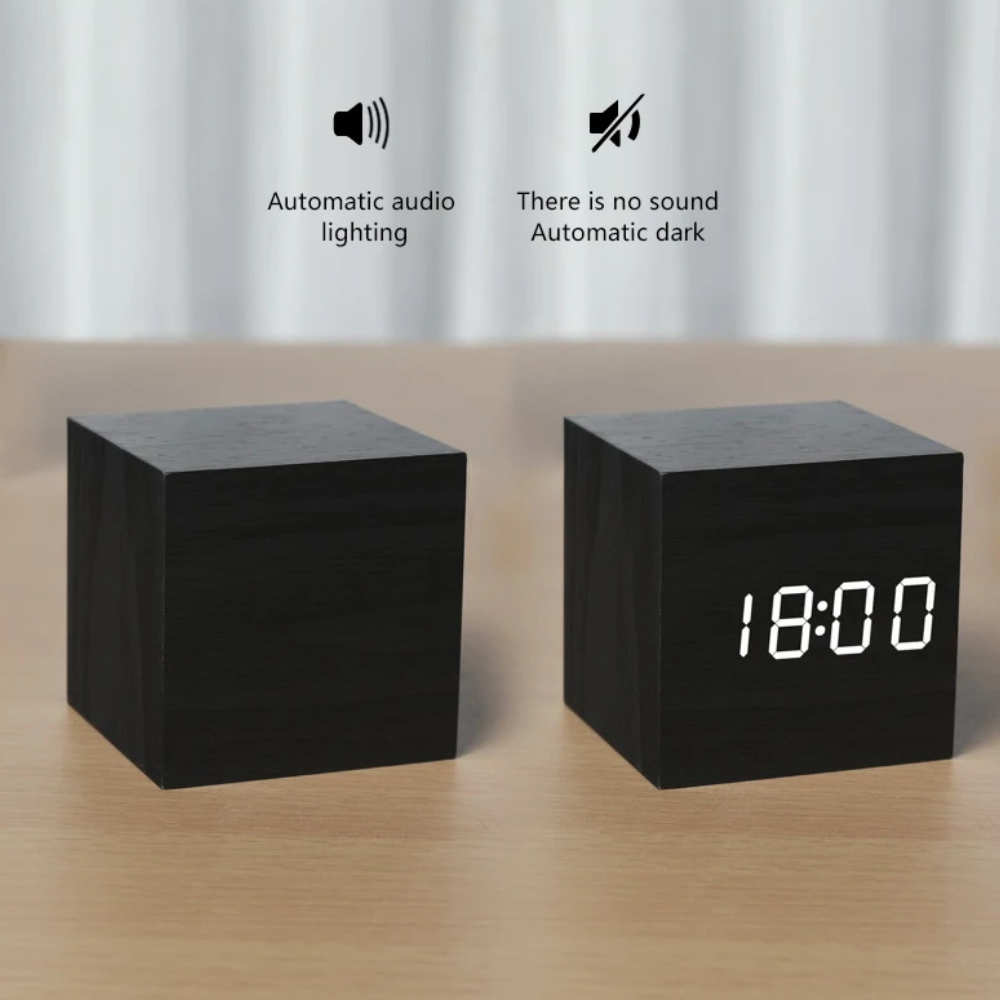 Aurora Sunrise Alarm Clock | Digital Wake-Up Light with Clear LED Display for Refreshing Mornings Alarm Clocks