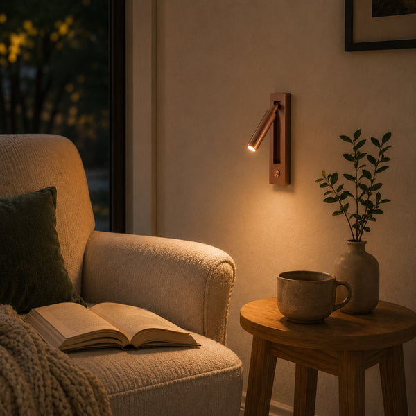 In a reading nook