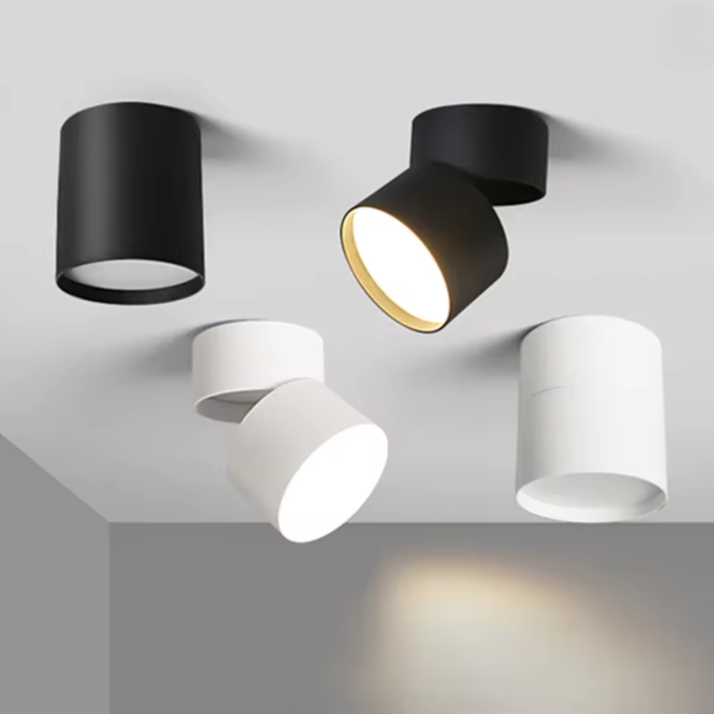 Sleek Adjustable LED Spotlight Ceiling Light for Modern Interiors Spotlights