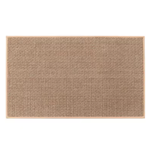PureStep - Woven Kitchen Mat with Non-Slip Rubber Backing, Washable & Water Absorbent Floor Rug for Modern Home Decor Mats