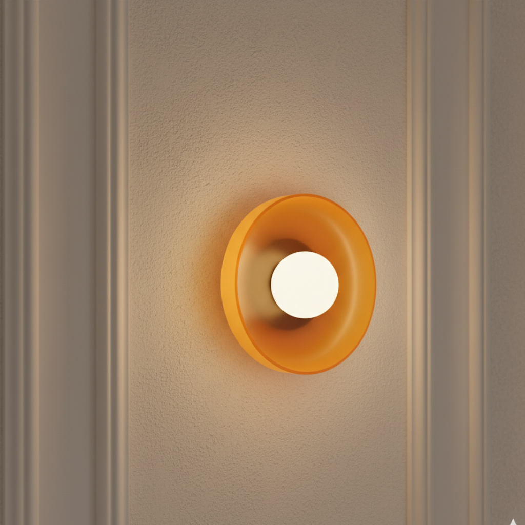 Sonnet Mid-Century Modern Wall Sconce Light with Dual-Layered Illumination Wall Light