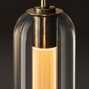 Art Glass Sconce Cylinder Wall Light