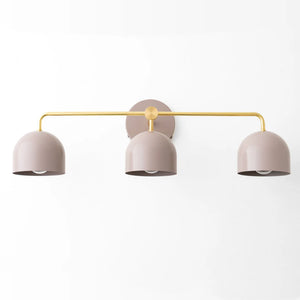 Nordic Dome Shade Vanity Sconce, 2 or 3-Light