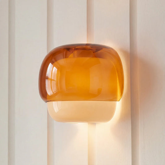 Sanae Mushroom Glass Wall Sconce