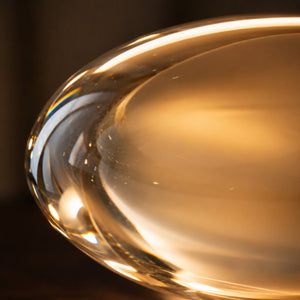 Aurelia Oval Crystal Glass Table Lamp