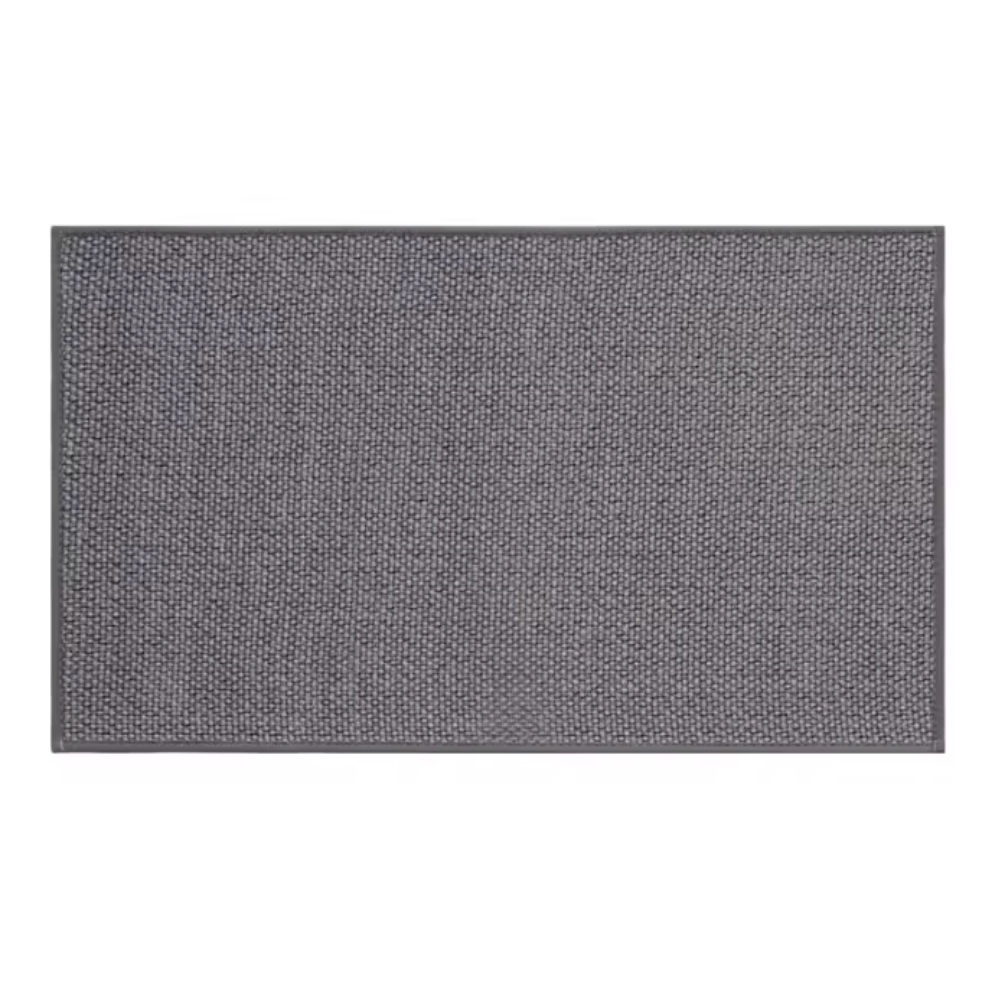 PureStep - Woven Kitchen Mat with Non-Slip Rubber Backing, Washable & Water Absorbent Floor Rug for Modern Home Decor Mats
