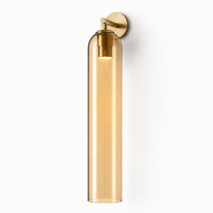 Art Glass Sconce Cylinder Wall Light
