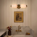 Eloise 2-Light Milk Glass Vanity Light
