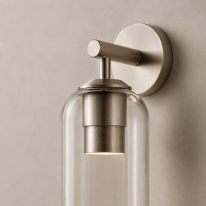Art Glass Sconce Cylinder Wall Light