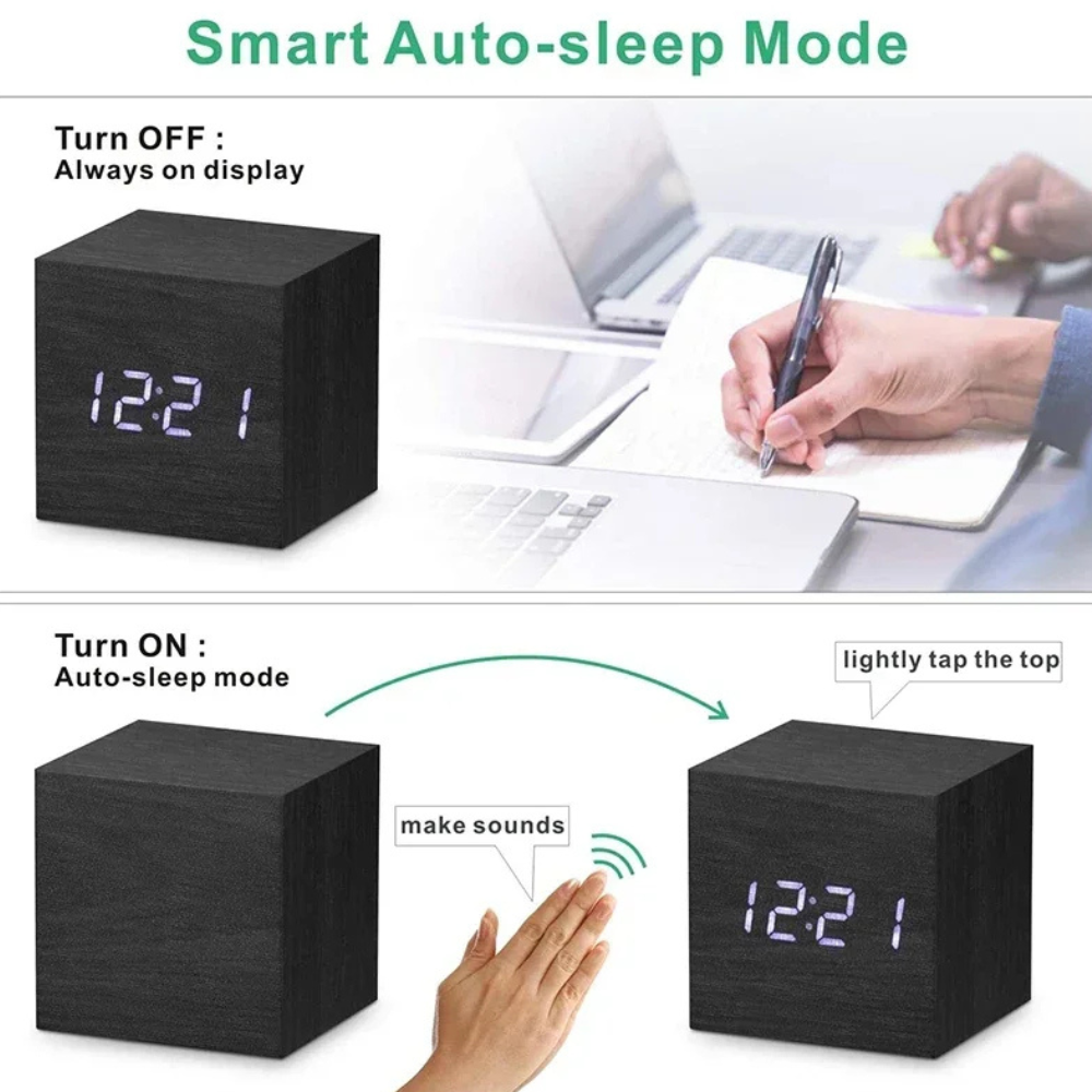 Aurora Sunrise Alarm Clock | Digital Wake-Up Light with Clear LED Display for Refreshing Mornings Alarm Clocks