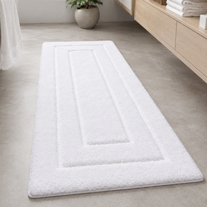 CloudStep Non-Slip Microfiber Bath Mat | Ultra-Absorbent Bathroom Rug for Modern Decor Bath Rugs & Mats