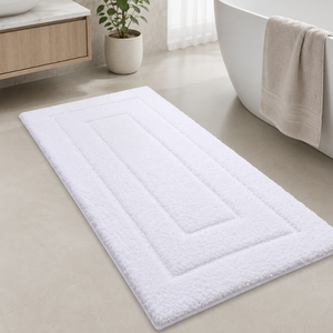 CloudStep Non-Slip Microfiber Bath Mat | Ultra-Absorbent Bathroom Rug for Modern Decor Bath Rugs & Mats