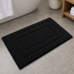 CloudStep Non-Slip Microfiber Bath Mat | Ultra-Absorbent Bathroom Rug for Modern Decor Bath Rugs & Mats