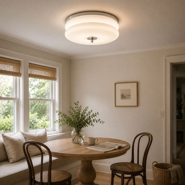Over a breakfast nook