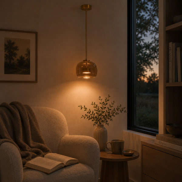 In a living room