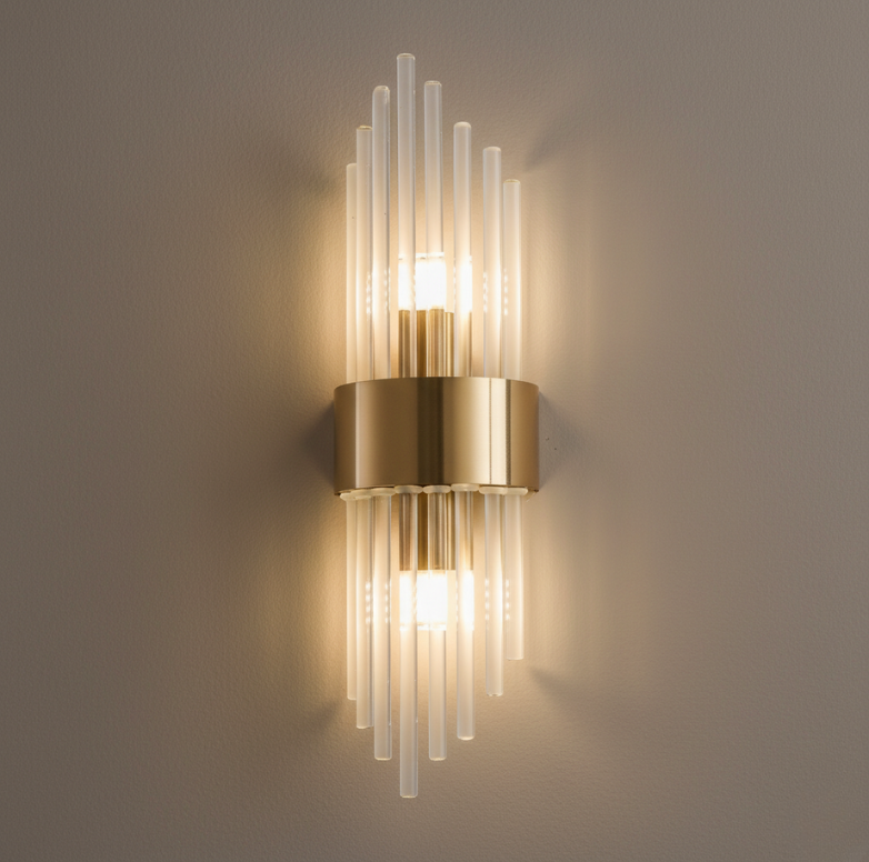 Elegant Crystal Wall Sconce - Adjustable LED Wall Lights for Modern Spaces Wall Light